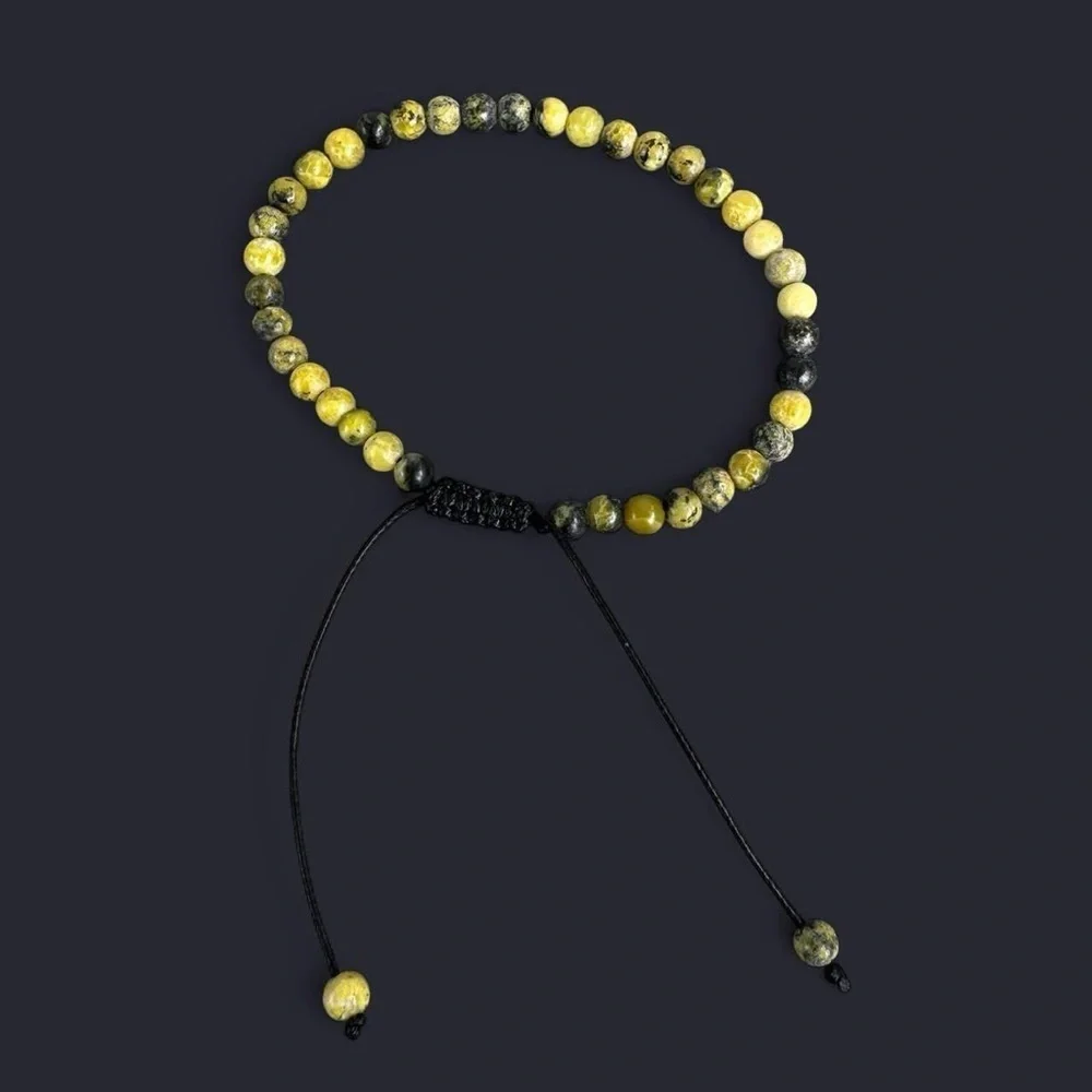 Gemstone Bead Bracelet Stack 4mm - 5pcs